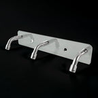 Stainless Steel Wall Mounted Coat Hook Rack – 3 Durable Hooks