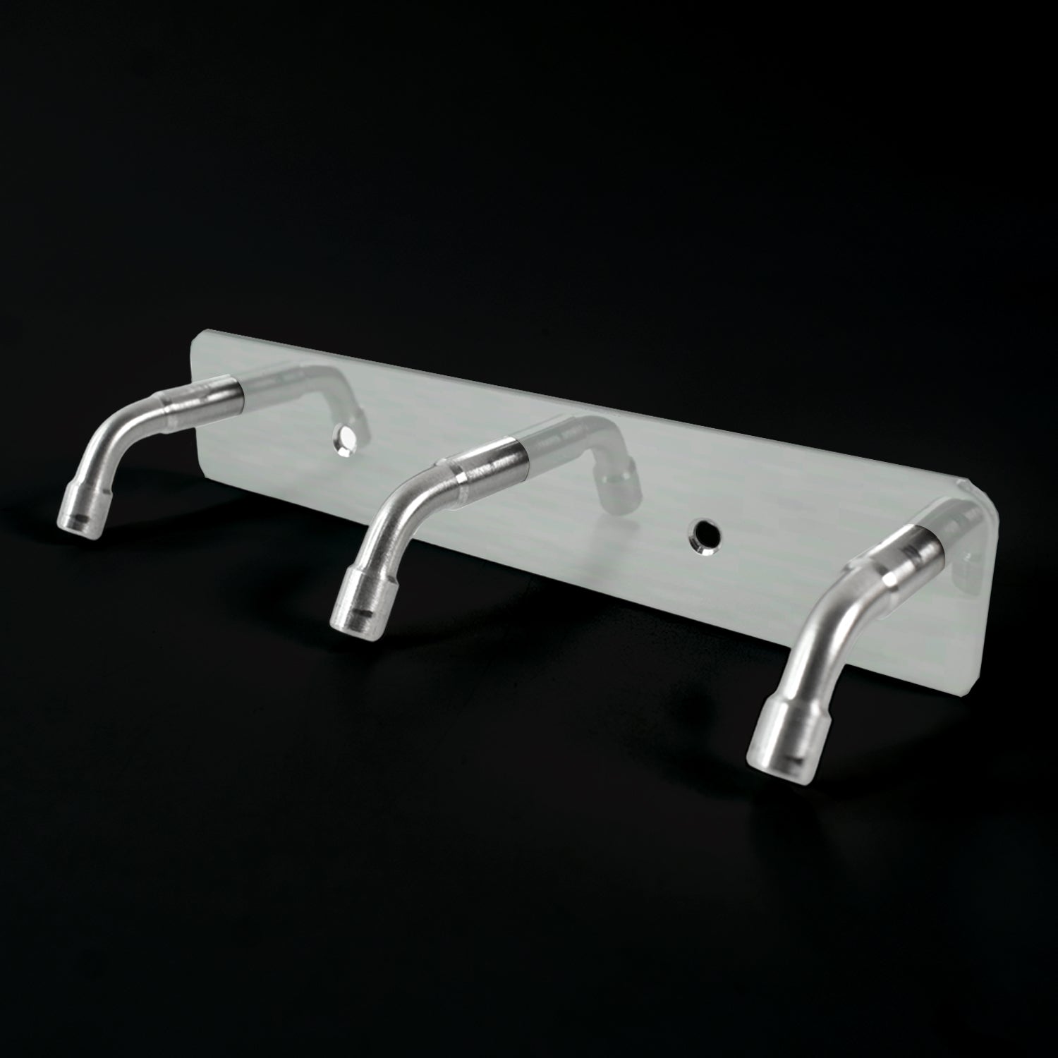 Stainless Steel Wall Mounted Coat Hook Rack – 3 Durable Hooks