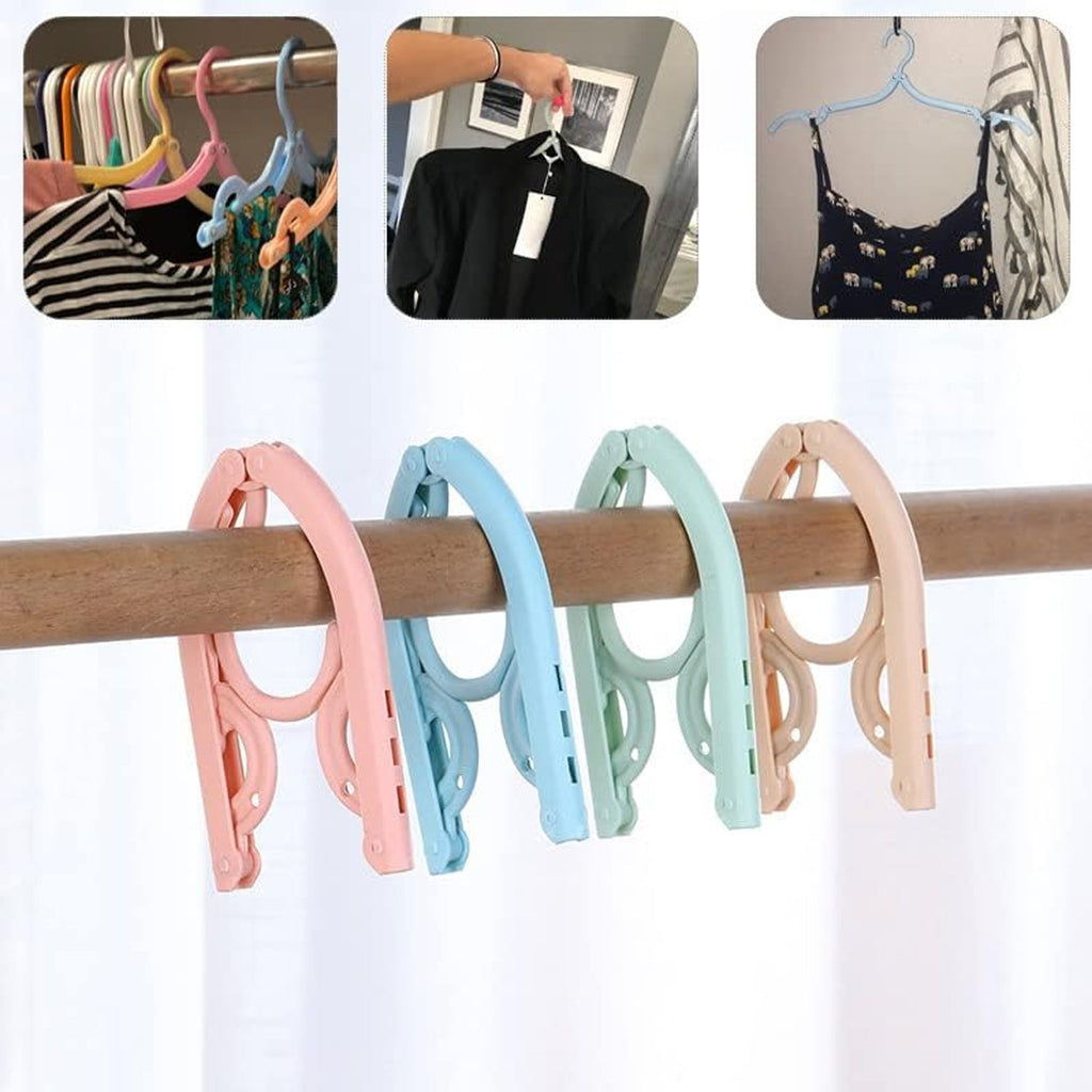 Foldable Travel Hanger – Lightweight Durable ABS for Wrinkle-Free Clothes