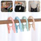 Foldable Travel Hanger – Lightweight Durable ABS for Wrinkle-Free Clothes