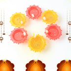 Water Sensor LED Diya Set – Flameless, Auto On/Off (6 Pc)