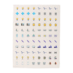Smart Switch Icon Stickers – Pack of 10 Sheets with Appliance Icons