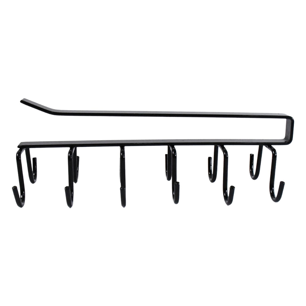 Double-Row Metal Cup Holder Rack – Space-Saving Kitchen Organizer