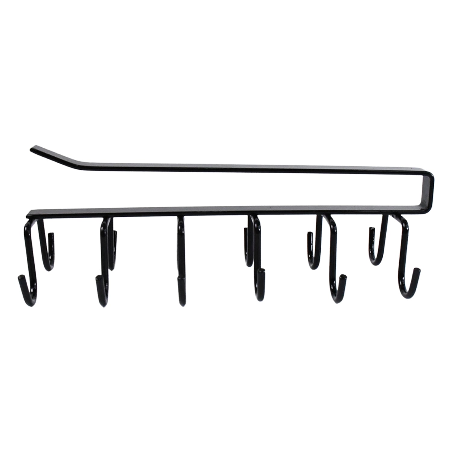Double-Row Metal Cup Holder Rack – Space-Saving Kitchen Organizer
