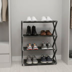 4 Layer Foldable Shoe Rack – Space-Saving Storage Solution
