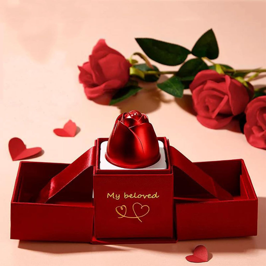Rose Ring Box Jewellery – Romantic Gift with Magical Presentation