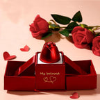 Rose Ring Box Jewellery – Romantic Gift with Magical Presentation