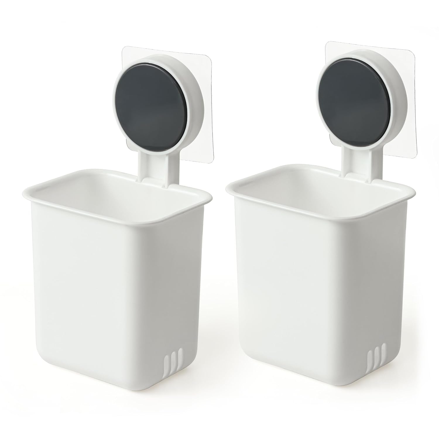 Bathroom Organizer Cups – Space-Saving Wall Mounted Set