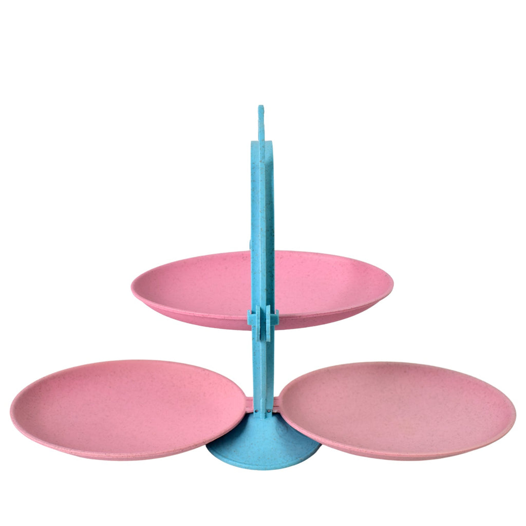 Foldable Fruit Plate Ð Space-Saving Multi-Use Kitchen Organizer