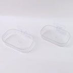 Transparent Wall Mounted Soap Dish Holder – Self Adhesive 2 Pc