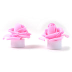 Rose LED Flickering Tealight Candles – Romantic Flameless Glow