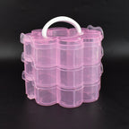 Flower-Shaped 3-Layer Storage Box – 9 Compartments Organizer