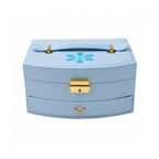 Jewelry Storage Box Ð Multi-Layer Organizer with Mirror for Elegant Storage