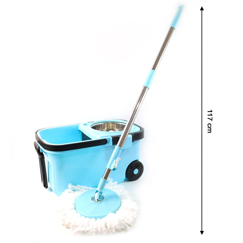 360° Spin Mop – Super Absorbent Microfiber Floor Cleaner