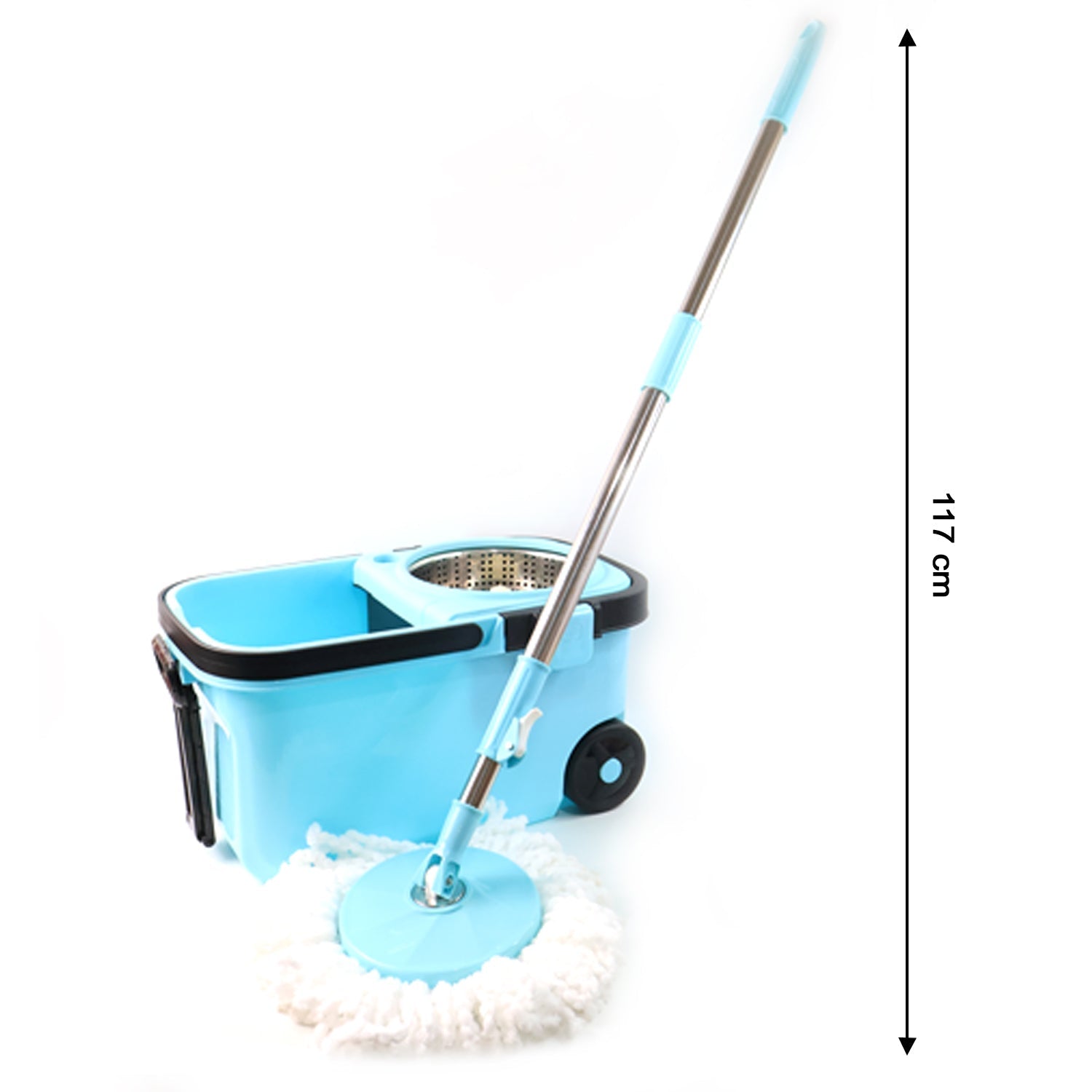 360° Spin Mop – Super Absorbent Microfiber Floor Cleaner