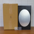 Rotating Storage Cabinet with Mirror – Space-Saving Wall Organizer