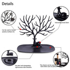 Elegant Jewellery Tree for Earrings, Rings & Necklaces