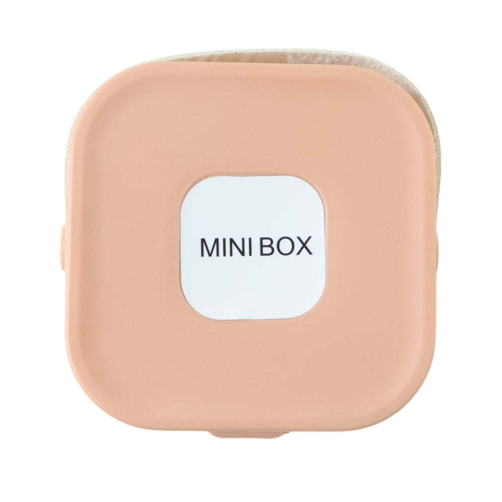 Mini Jewelry Storage Box – Compact Travel Organizer with Mirror