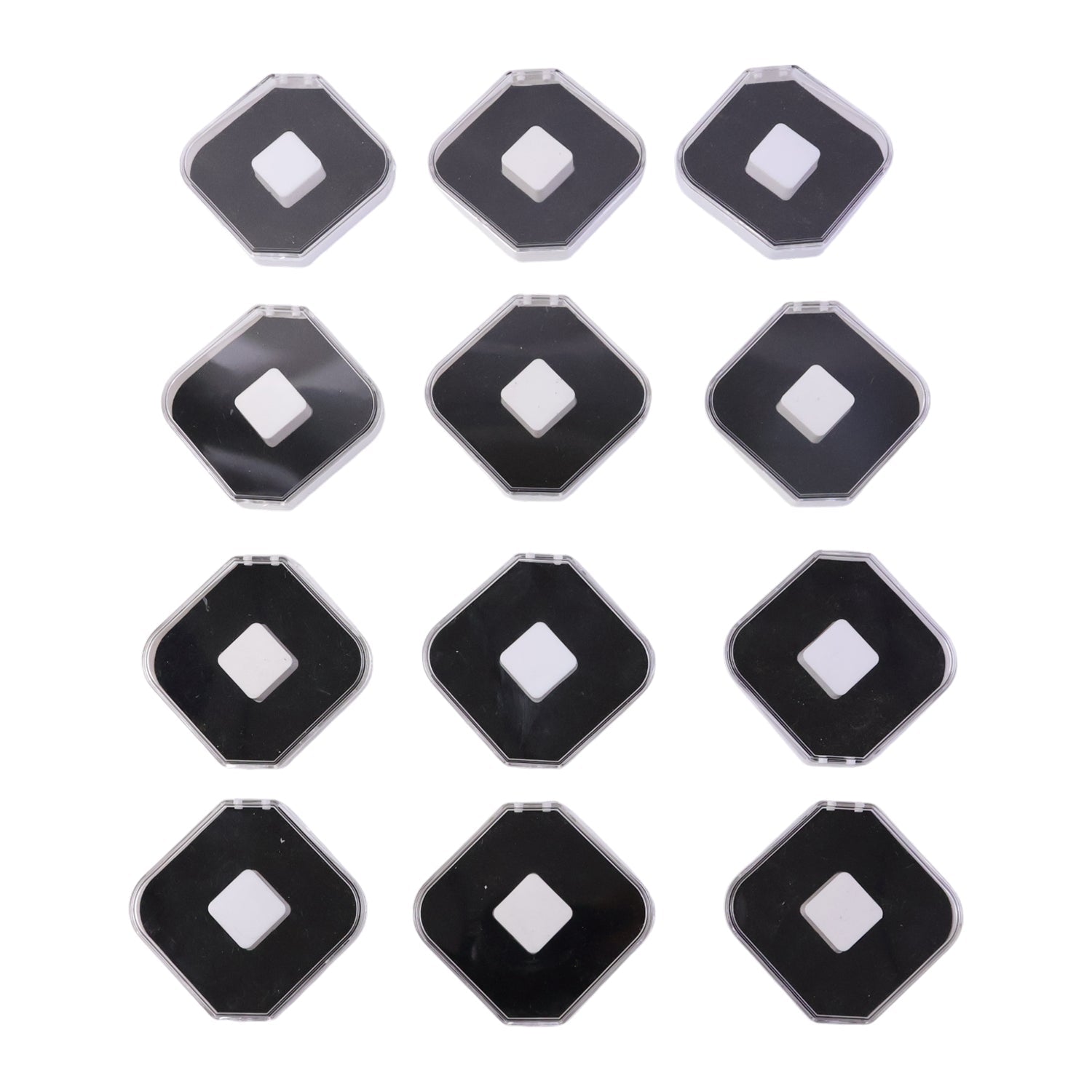 Jewellery Storage Box Set – 12 Pc Soft Cushion Display