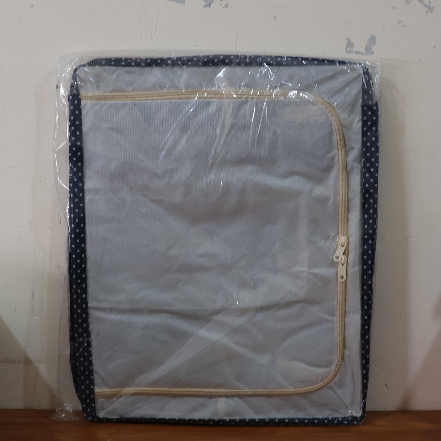 Foldable Steel-Frame Clothes Storage Box – Dust-Proof Organizer