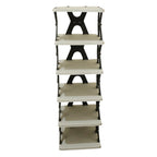 6 Layer Shoe Rack Stand – Space Saving Rectangle Organizer