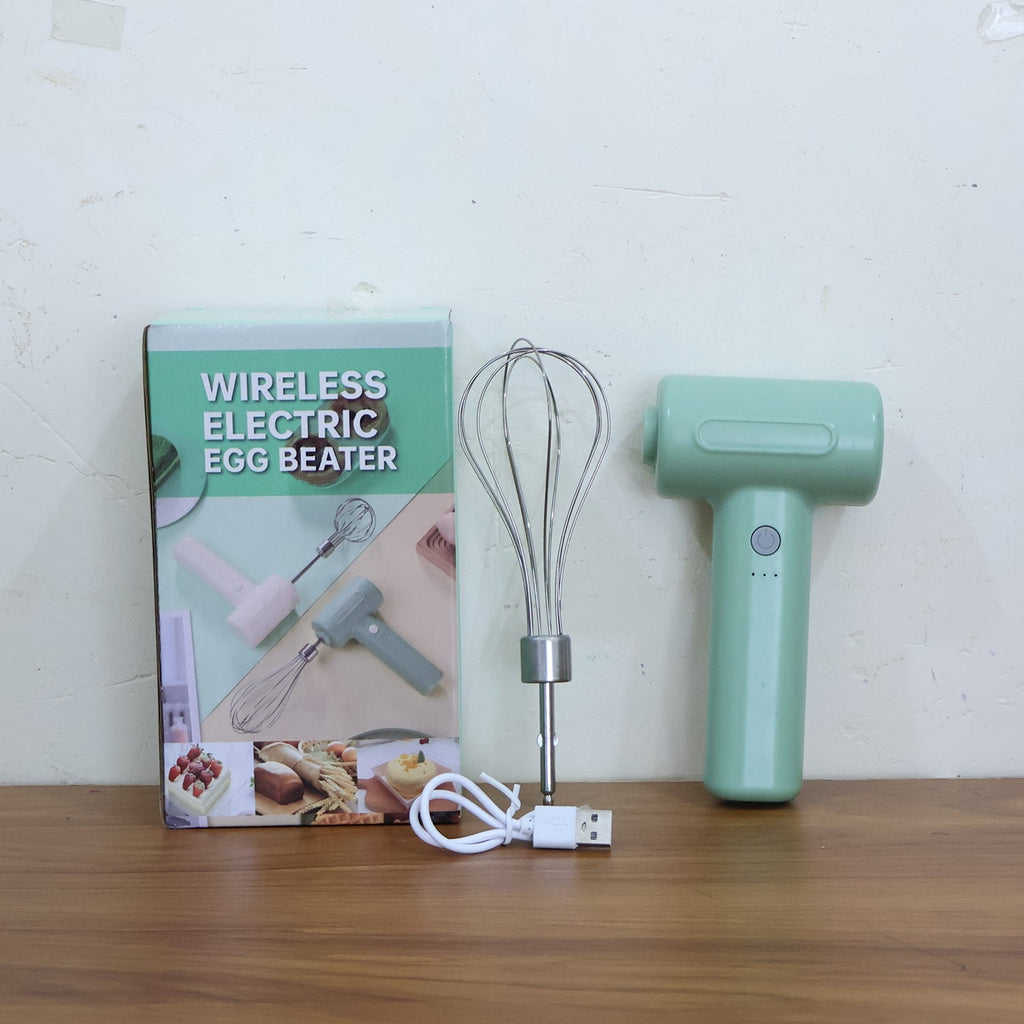 Cordless Electric Whisk – Rechargeable Handheld Mixer for Baking