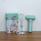 Cordless Electric Whisk – Rechargeable Handheld Mixer for Baking