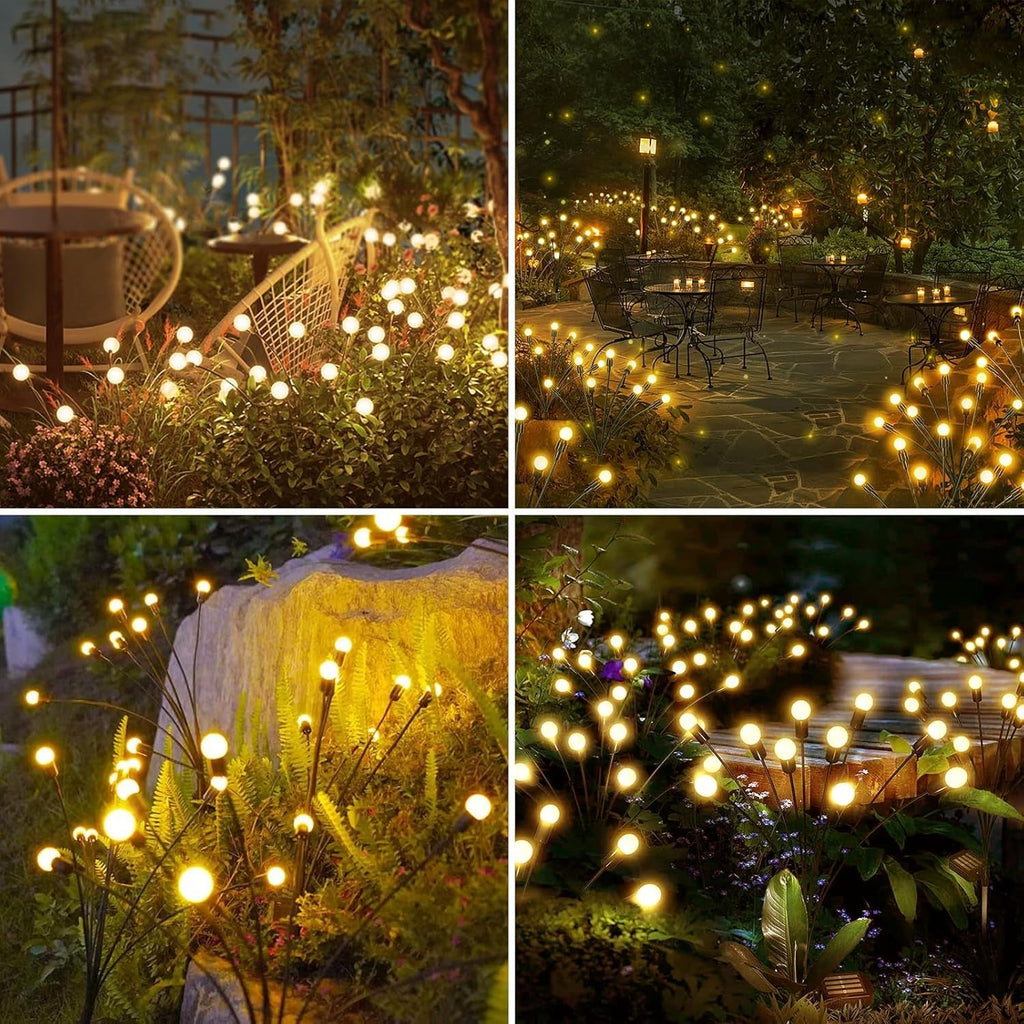Solar Garden Ball Light Set – Warm White, Energy-Saving Outdoor LEDs