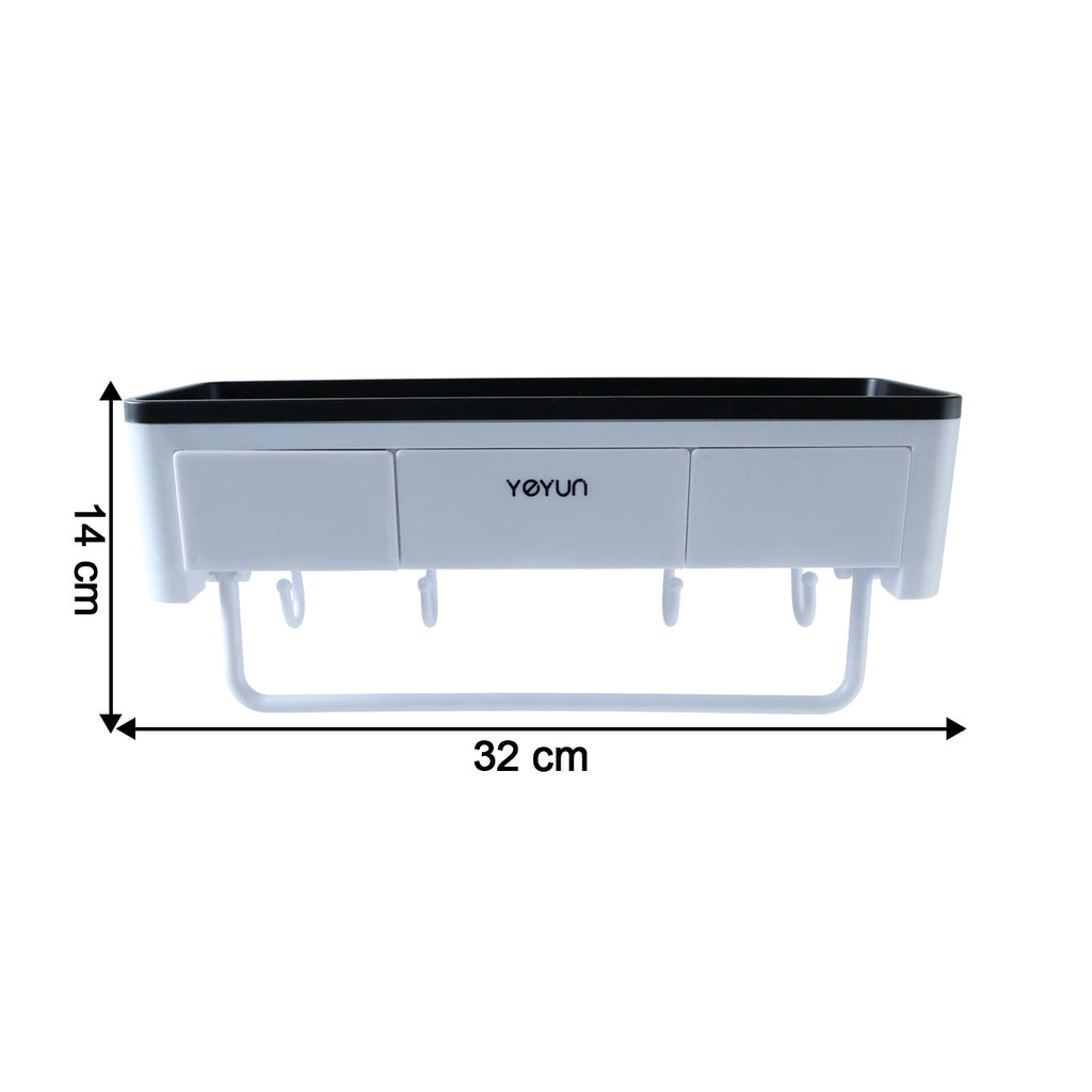 Bathroom Storage Rack – Wall Mounted Multifunctional Organizer