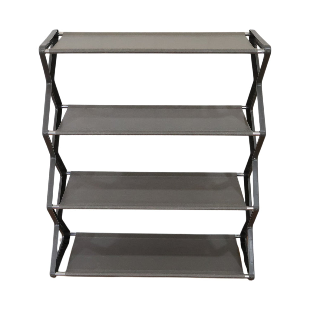 4 Layer Foldable Shoe Rack – Space-Saving Storage Solution