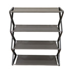 4 Layer Foldable Shoe Rack – Space-Saving Storage Solution