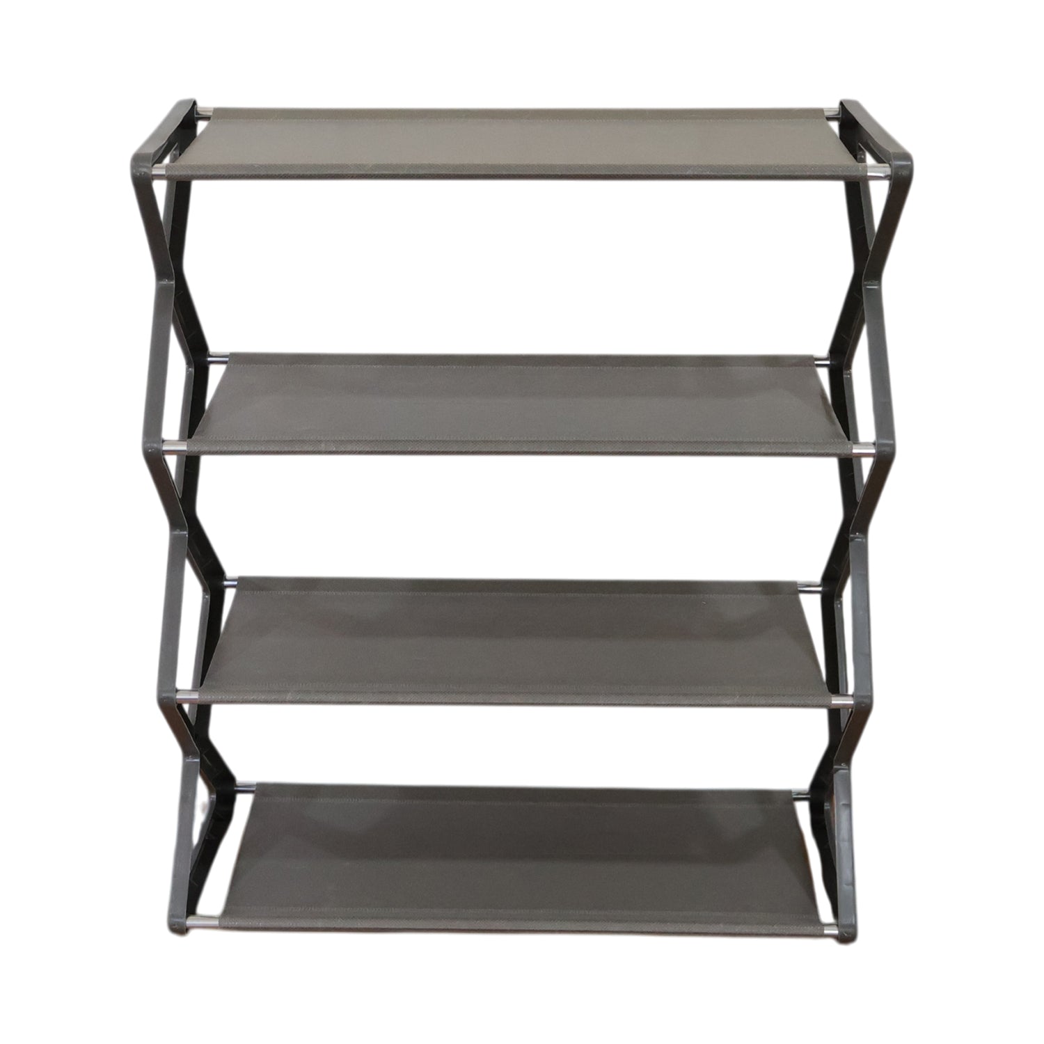 4 Layer Foldable Shoe Rack – Space-Saving Storage Solution