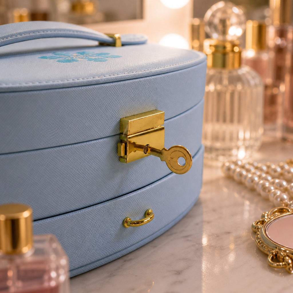 Jewelry Storage Box Ð Multi-Layer Organizer with Mirror for Elegant Storage
