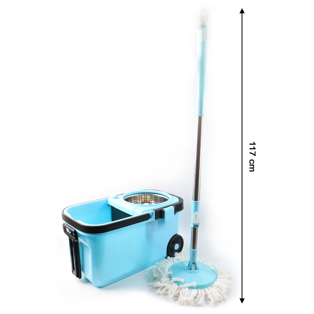 360° Spin Mop Set – Easy Floor Cleaning with Durable Wringer