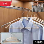 Plastic Clothes Hangers Set Ð Space-Saving & Non-Slip Design