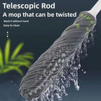 Self Wringing Mop – Stainless Steel Handle for Easy Floor Cleaning
