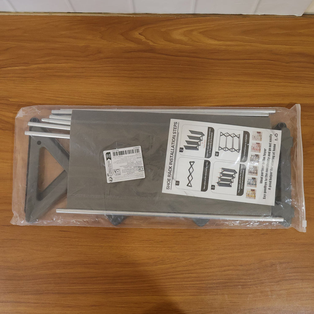4 Layer Foldable Shoe Rack – Space-Saving Storage Solution