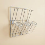 Stainless Steel Mug Holder Rack – Space-Saving Kitchen Organizer