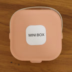 Mini Jewelry Storage Box – Compact Travel Organizer with Mirror