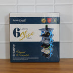 6 Layer Shoe Rack Stand – Space Saving Rectangle Organizer