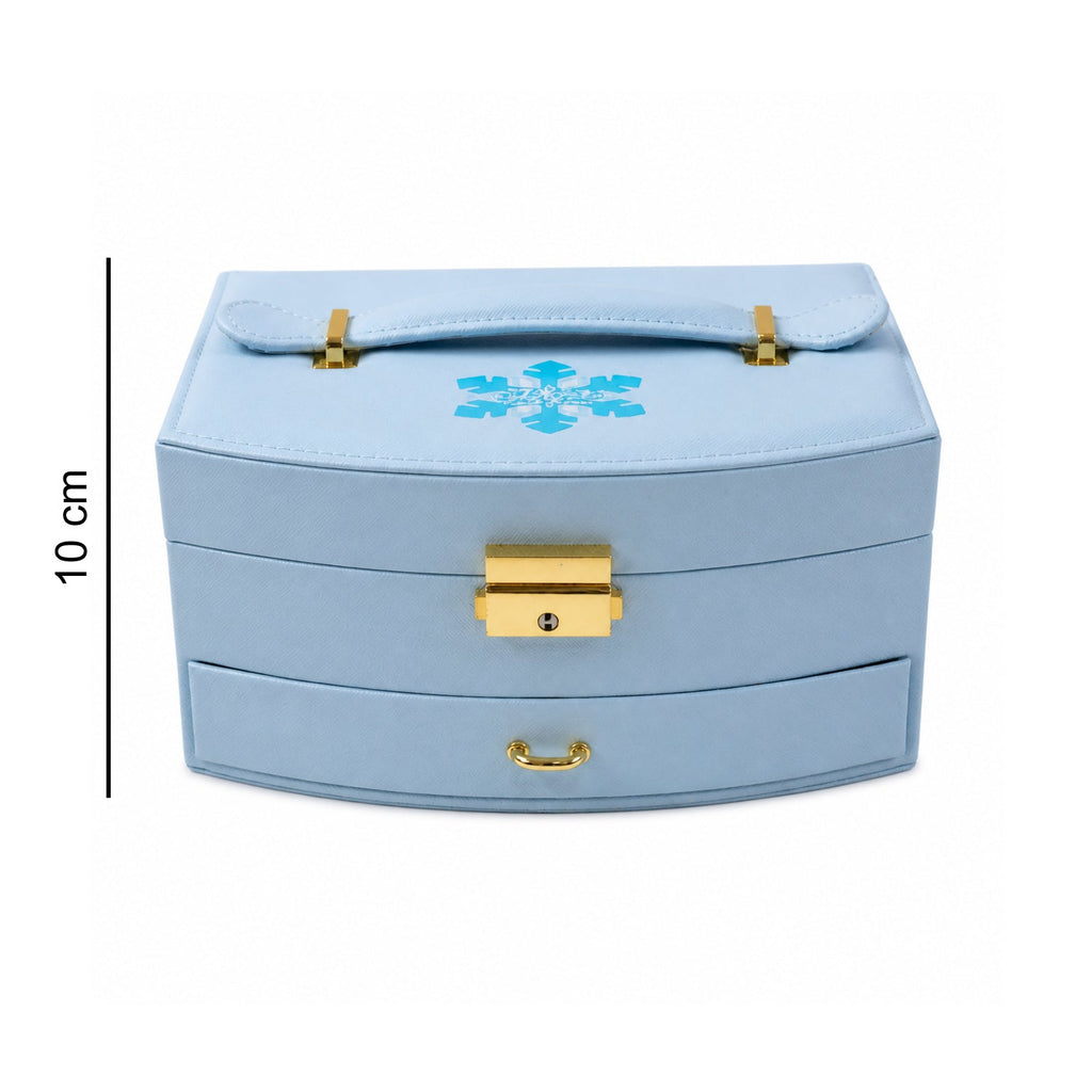 Jewelry Storage Box Ð Multi-Layer Organizer with Mirror for Elegant Storage