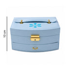 Jewelry Storage Box Ð Multi-Layer Organizer with Mirror for Elegant Storage