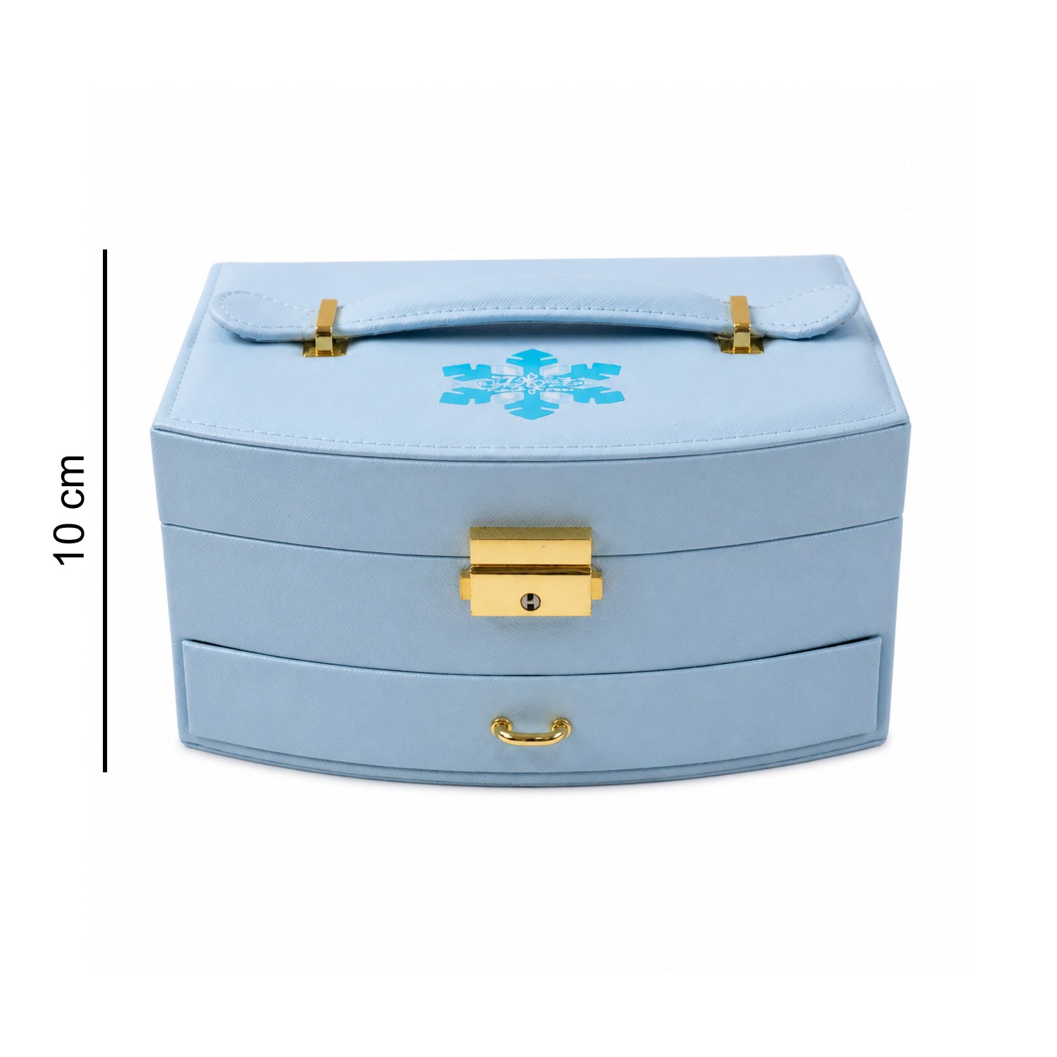 Jewelry Storage Box Ð Multi-Layer Organizer with Mirror for Elegant Storage