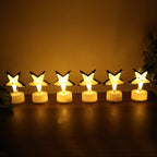 Star Shaped Flameless LED Candles – Safe & Elegant Décor Set