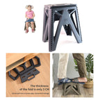 18 Inch Folding Stool – Portable Durable Step & Seating Stool