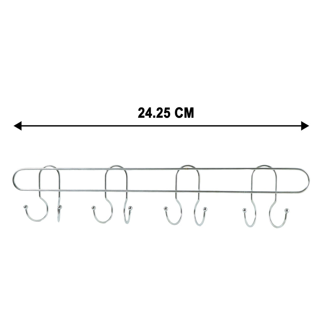 Heavy Duty Wall Mounted Hook Rack – Durable Stainless Steel Organizer