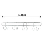 Heavy Duty Wall Mounted Hook Rack – Durable Stainless Steel Organizer