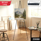 Adjustable Metal Tripod Easel Stand – 66 Inch Foldable Art Display