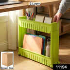 Slim Storage Rack – Space-Saving Multipurpose Organizer for Narrow Spaces