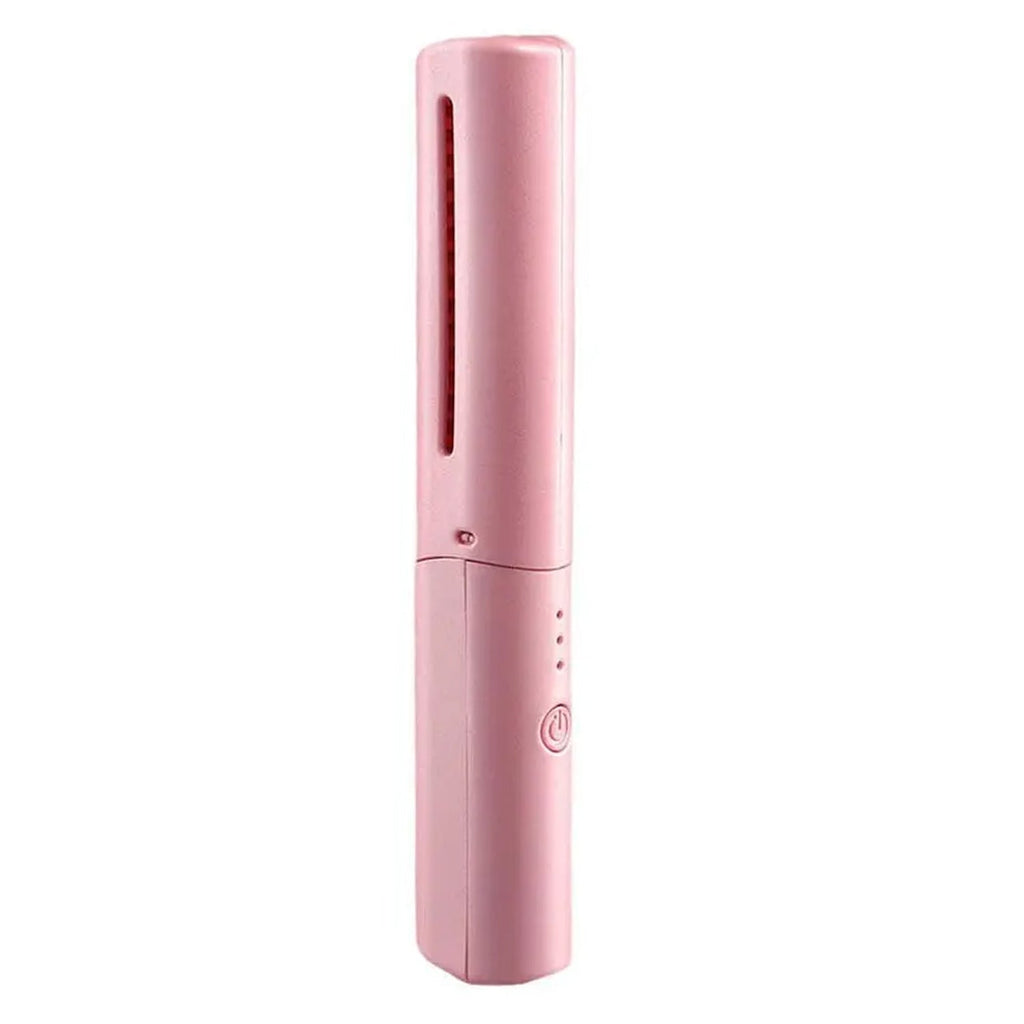Mini Hair Straightener Brush Ð Cordless & Rechargeable for Travel